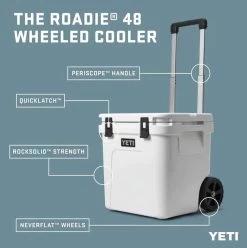 YETI Roadie 48 Wheeled Cool Box Charcoal 34 YETI Roadie 48 Wheeled Cool Box Charcoal -Fishing Equipment Shop YETI Roadie 48 Wheeled Cool Box Charcoal SKU 0121 CHA sku 0121 cha 14