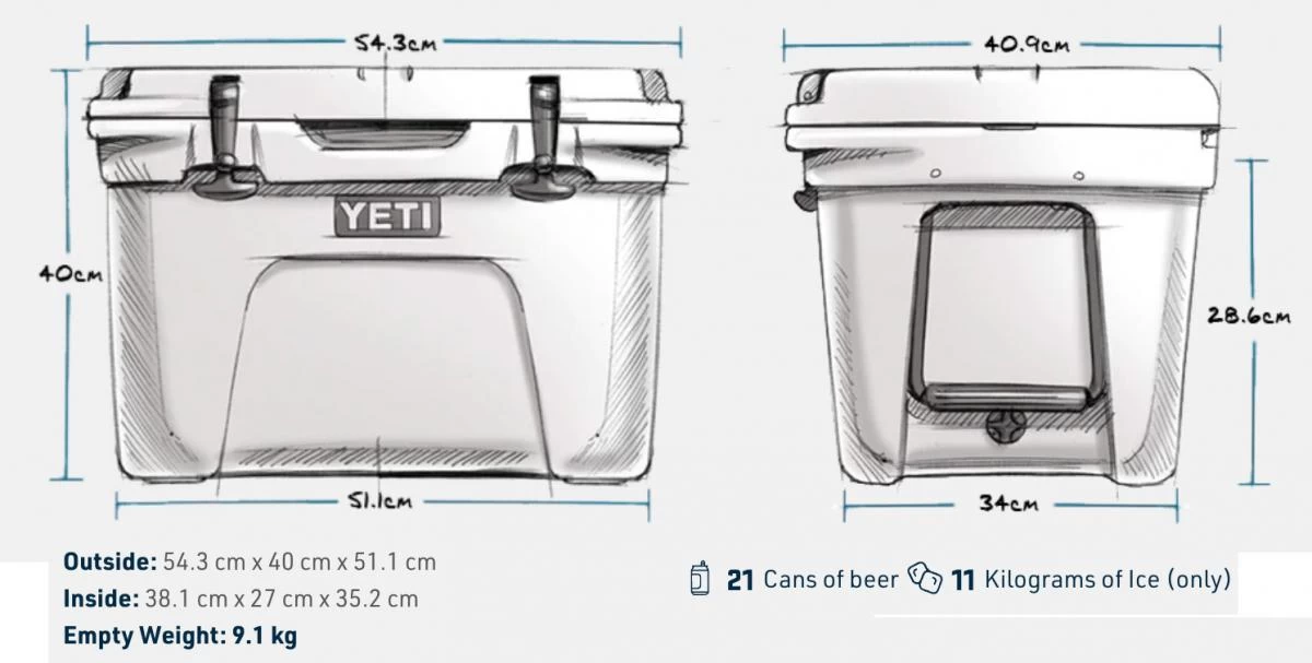 YETI Tundra 35 Cool Box Tan 4 YETI Tundra 35 Cool Box Tan - Image 4