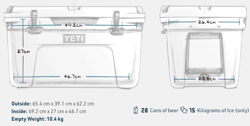 YETI Tundra 45 Cool Box Alpine Yellow 6 YETI Tundra 45 Cool Box Alpine Yellow - Image 6