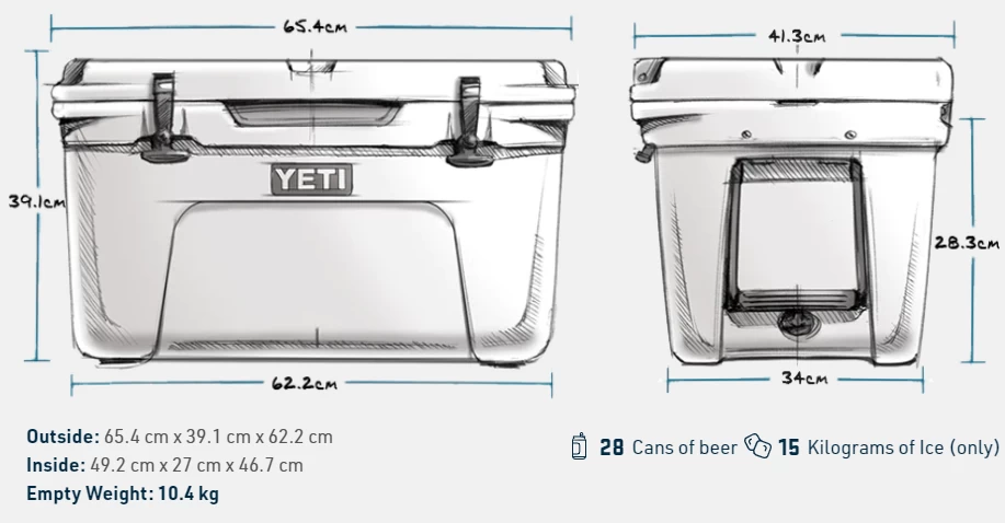 YETI Tundra 45 Cool Box Alpine Yellow 5 YETI Tundra 45 Cool Box Alpine Yellow - Image 5