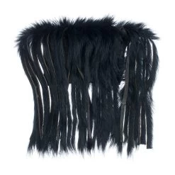 Rabbit Half Skin Zonker 4mm -Fishing Equipment Shop rabbit20skin20black