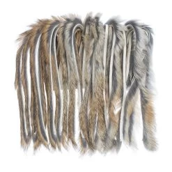 Rabbit Half Skin Zonker 4mm -Fishing Equipment Shop rabbit20skin20natural20brown