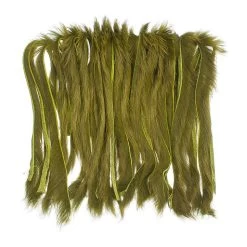 Rabbit Half Skin Zonker 4mm -Fishing Equipment Shop rabbit20skin20olive