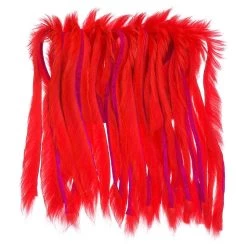 Rabbit Half Skin Zonker 4mm -Fishing Equipment Shop rabbit20skin20red