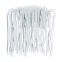 Rabbit Half Skin Zonker 4mm -Fishing Equipment Shop rabbit20skin20white