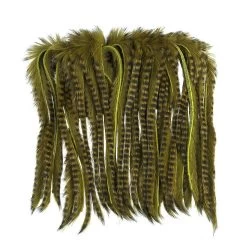 Barred Rabbit Half Skin Zonker 4mm -Fishing Equipment Shop wapsi barred rabbit half skin zonked 4mm olive