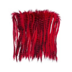 Barred Rabbit Half Skin Zonker 4mm -Fishing Equipment Shop wapsi barred rabbit half skin zonked 4mm red