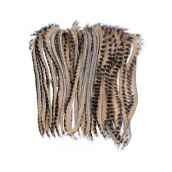 Barred Rabbit Half Skin Zonker 4mm -Fishing Equipment Shop wapsi barred rabbit half skin zonked 4mm tan