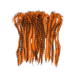 Barred Rabbit Half Skin Zonker 4mm -Fishing Equipment Shop wapsi barred rabbit half skin zonked 4mm20fluo20fire20orange